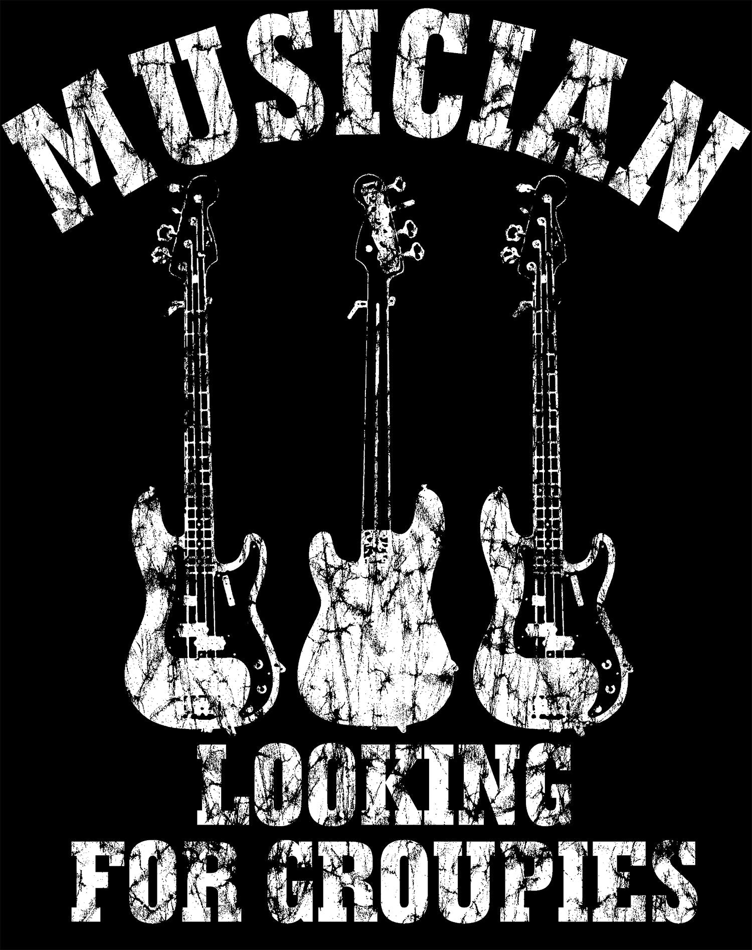 UA Just for Lolz Musician Looking for Groupies Men's T-shirt ()