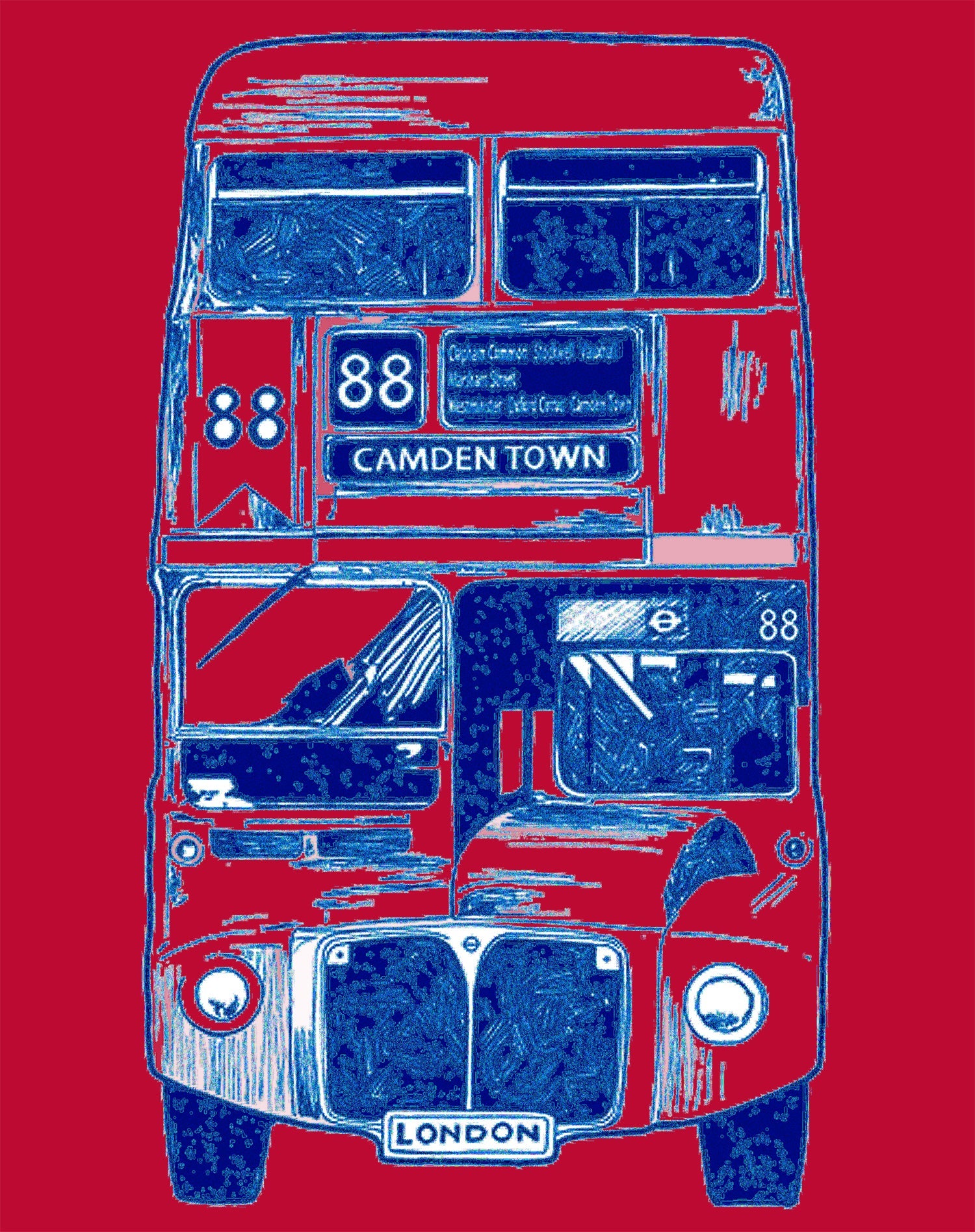 UA London Calling Bus 88 Camden Men's T-shirt ()