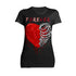 Valentine Graphic Bleeding Sparkle Heart Wild Love Forever Women's T-shirt