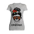 Valentine Graphic Rockabilly Rose & Wild Rock 'n' Roll Hearts Women's T-shirt