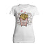 Valentine Retro Fries Before Guys Leopard Print Love Women's T-shirt