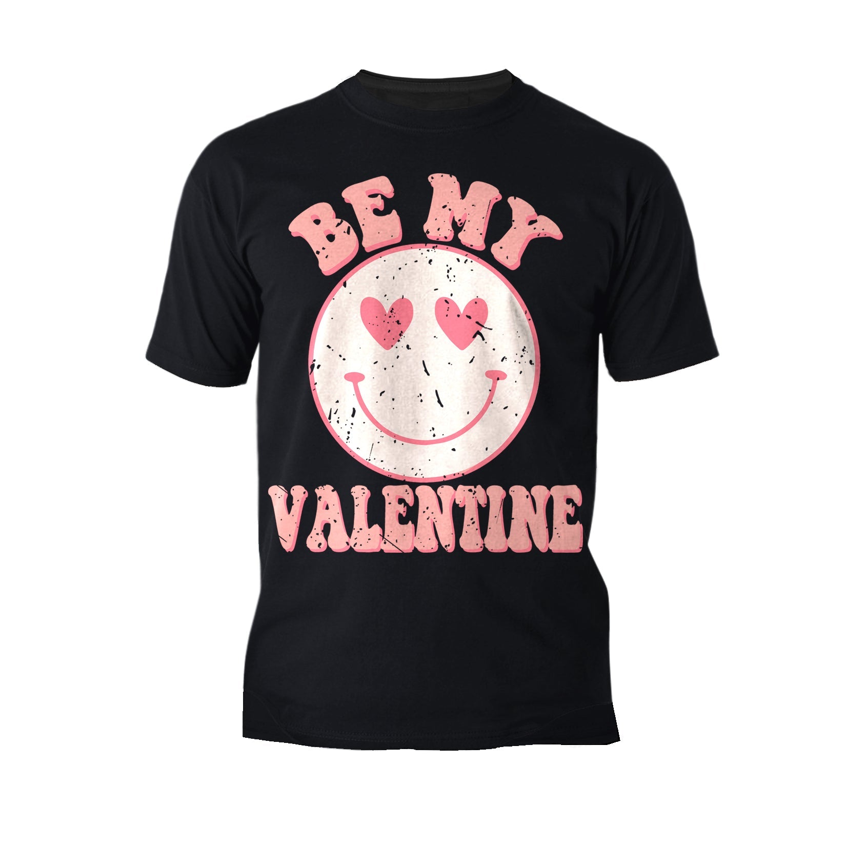 Valentine Retro Love Vintage Cute Heart Face Men's T-shirt