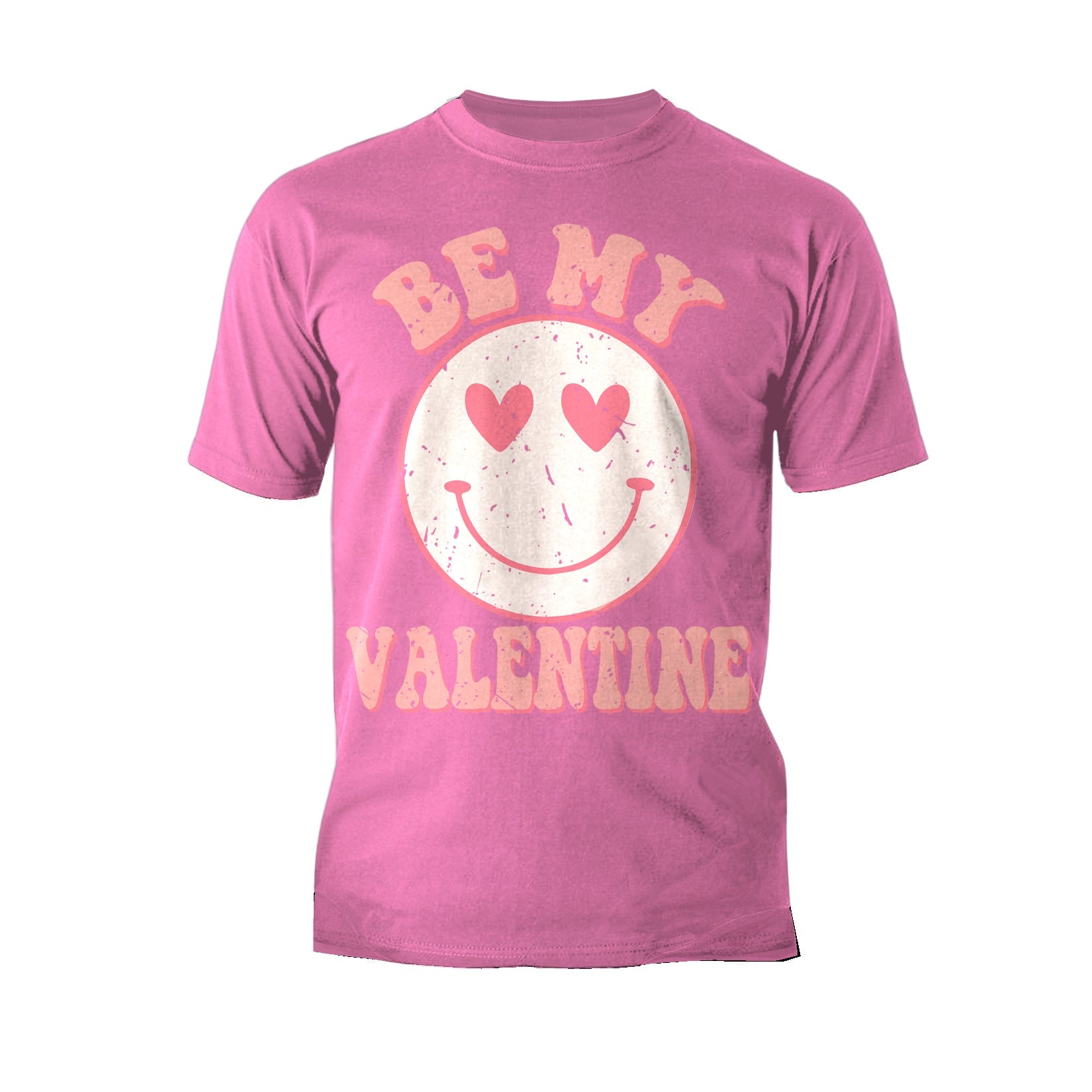 Valentine Retro Love Vintage Cute Heart Face Men's T-shirt