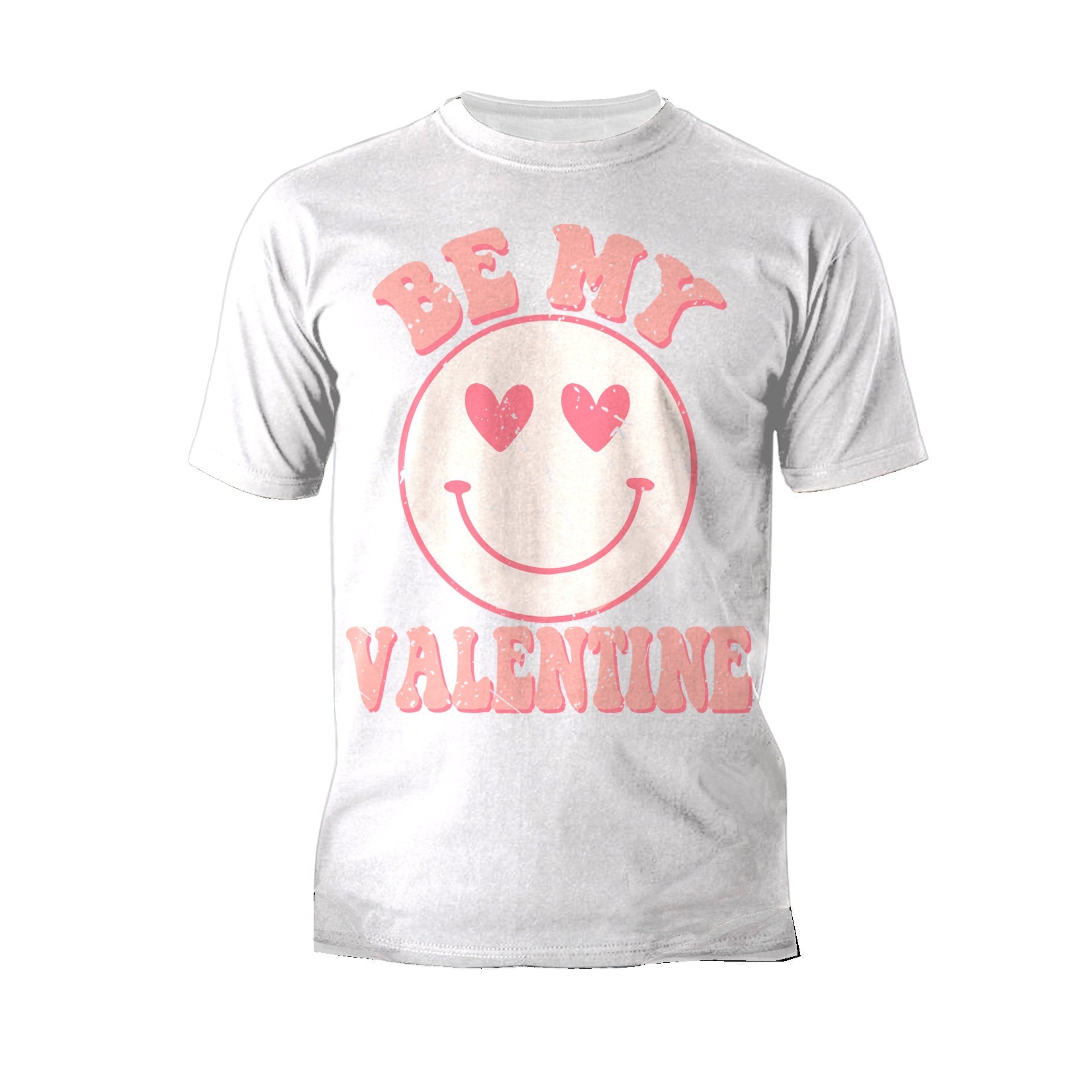 Valentine Retro Love Vintage Cute Heart Face Men's T-shirt