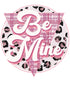 Valentine Retro Vintage Animal Print Pink & Sassy Disc Men's T-shirt