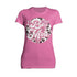 Valentine Retro Vintage Animal Print Pink & Sassy Disc Women's T-shirt