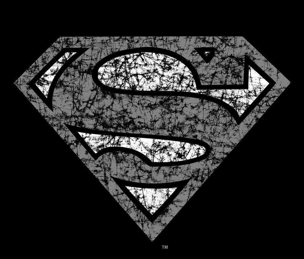 DC Comics Superman Logo Distressed Official Women's T-shirt ()