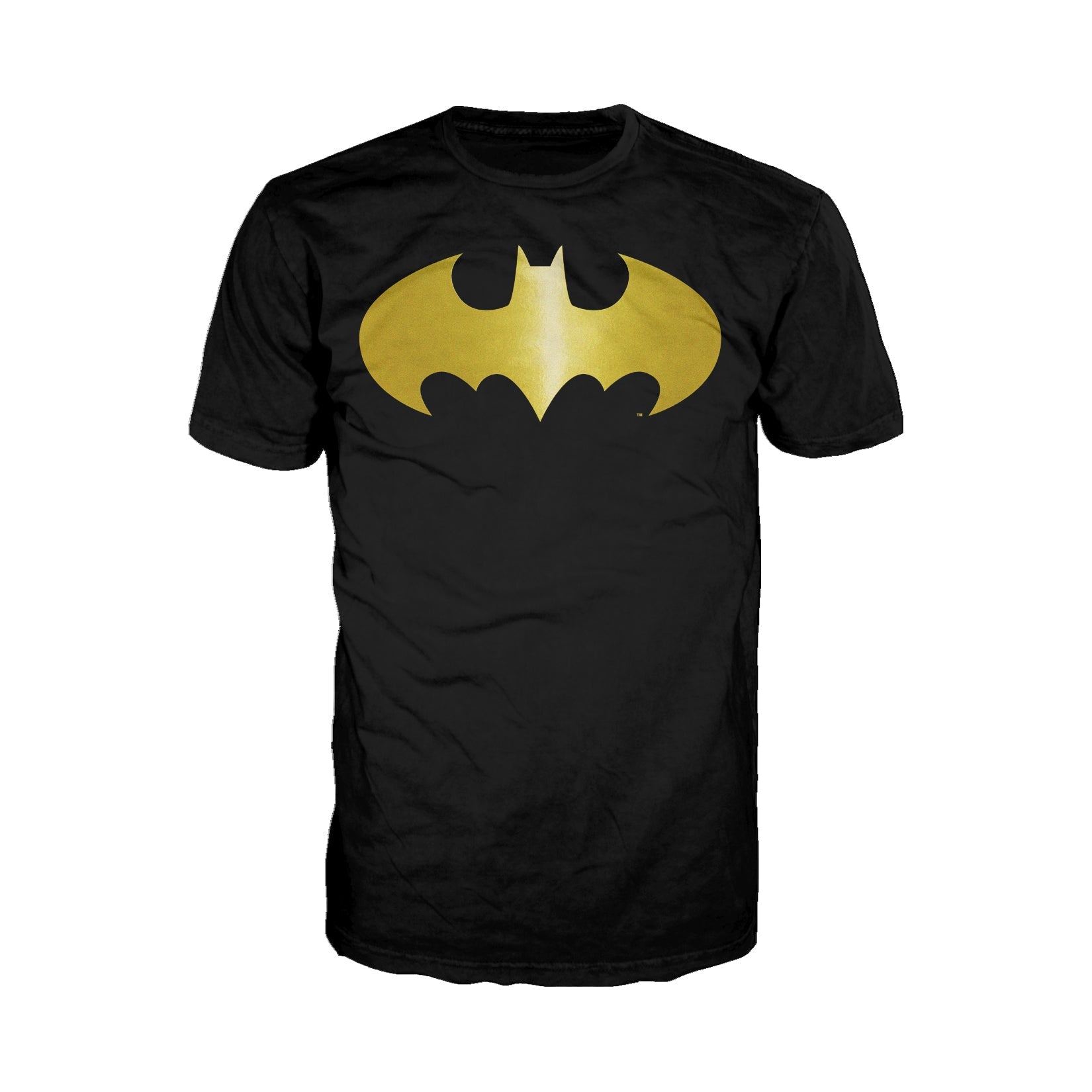 DC Comics Batman Logo Classic Metallic Official Men's T-shirt ()