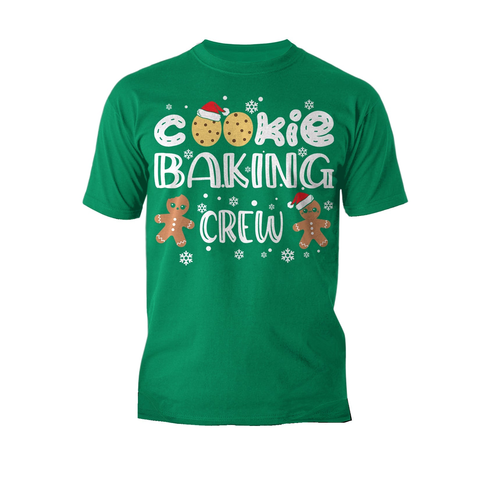 Christmas Cookie Baking Crew Gingerbread Men Matching Family Men's T-Shirt