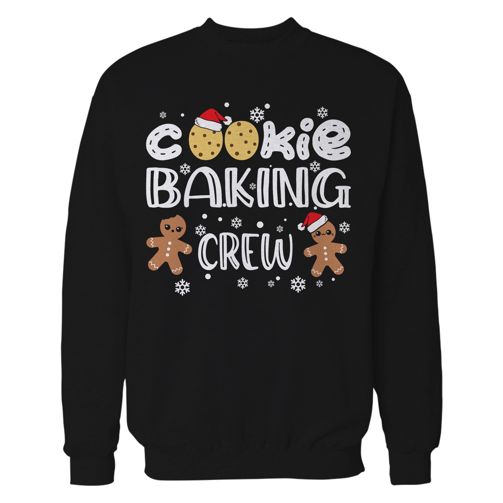 Christmas Cookie Baking Crew Gingerbread Men Matching Family Unisex Sweatshirt