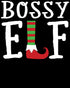 Christmas Elf Squad Bossy Meme Funny Cute Matching Family Women's T-Shirt