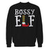 Christmas Elf Squad Bossy Meme Funny Cute Matching Family Unisex Sweatshirt