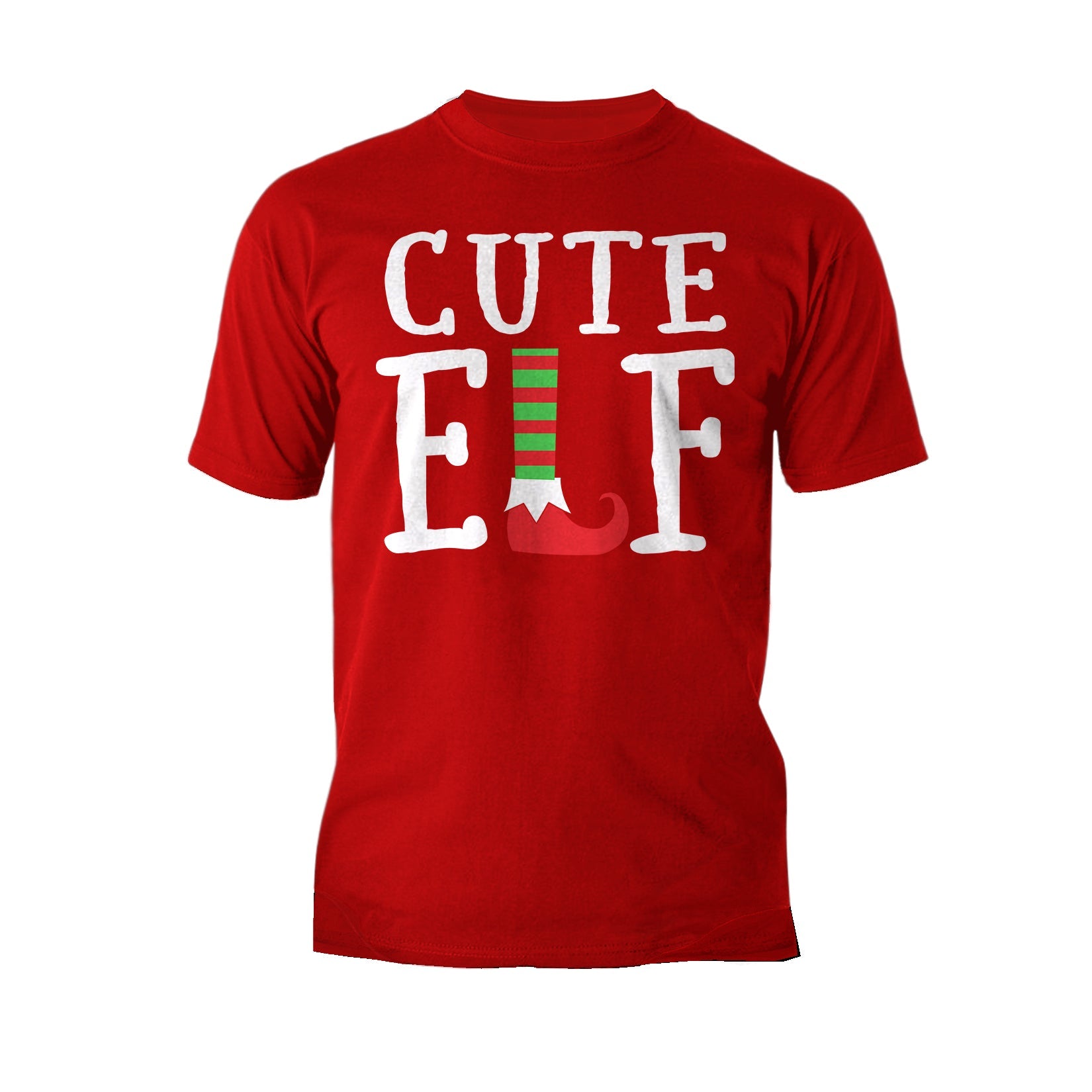 Christmas Elf Squad Cute Shoes Meme Funny Matching Family Men's T-Shirt