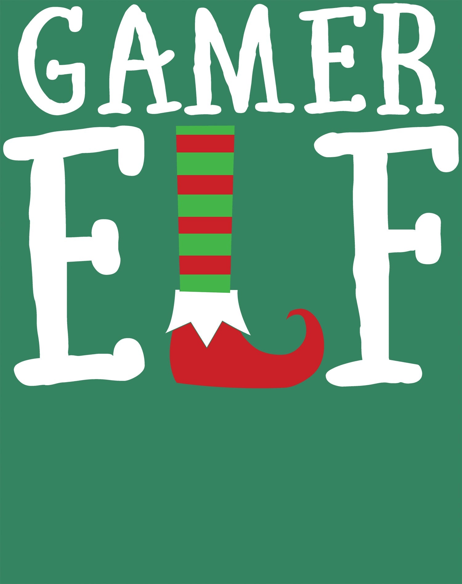 Christmas Elf Squad Gamer Meme Cute Funny Matching Family Men's T-Shirt