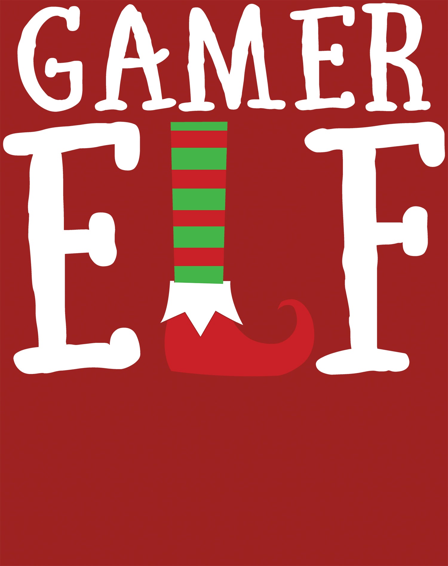 Christmas Elf Squad Gamer Meme Cute Funny Matching Family Men's T-Shirt