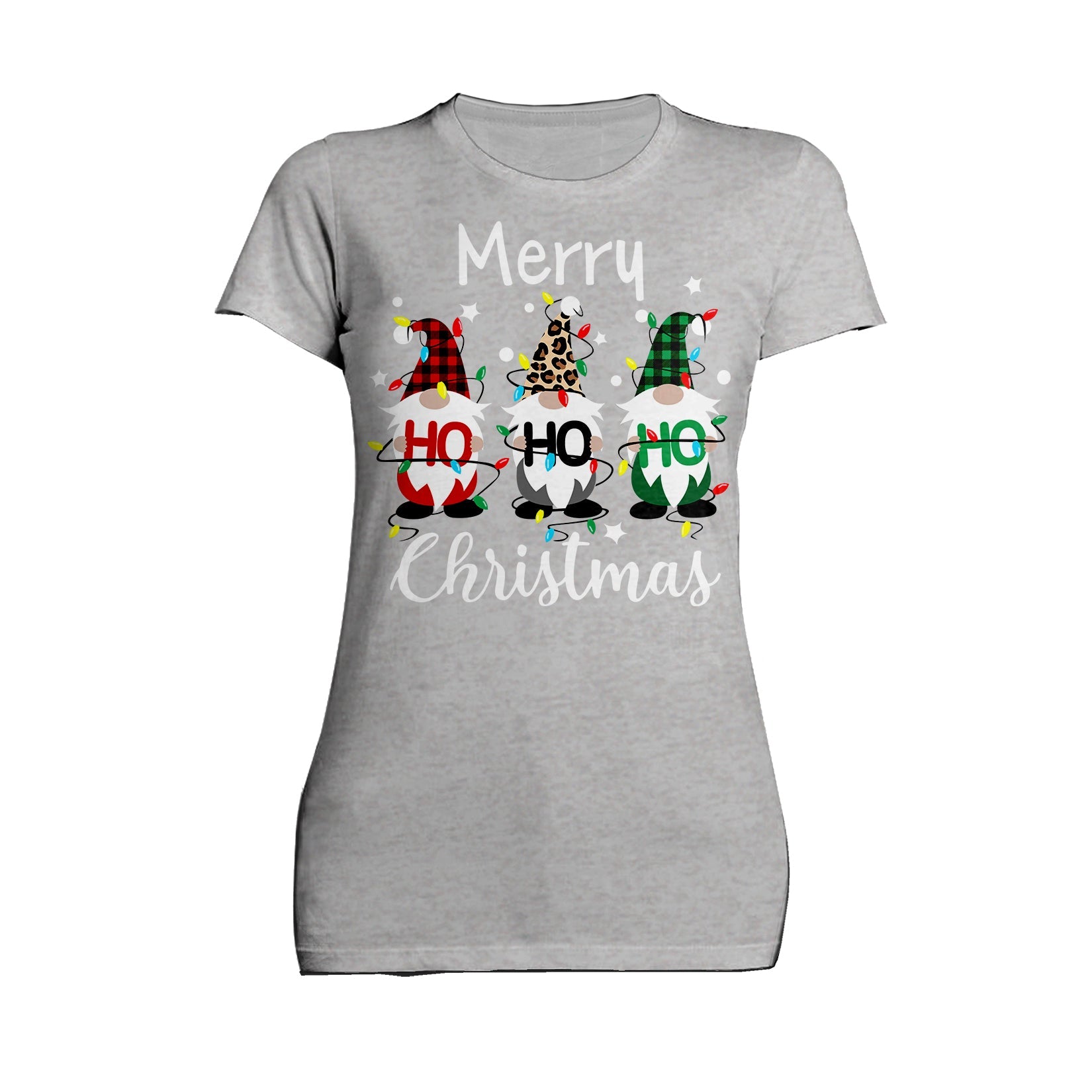 Christmas Elfs Meme Merry Ho Ho Ho Funny Cute Xmas Family Women's T-Shirt