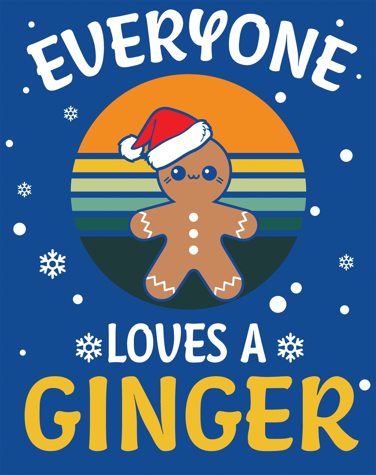 Christmas Ginger Everyone Loves Meme Fun Gingerbread Man Lol Men's T-Shirt