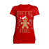 Christmas Gingerbread Man Bite Me Snowflake Meme Cute Fun Women's T-Shirt