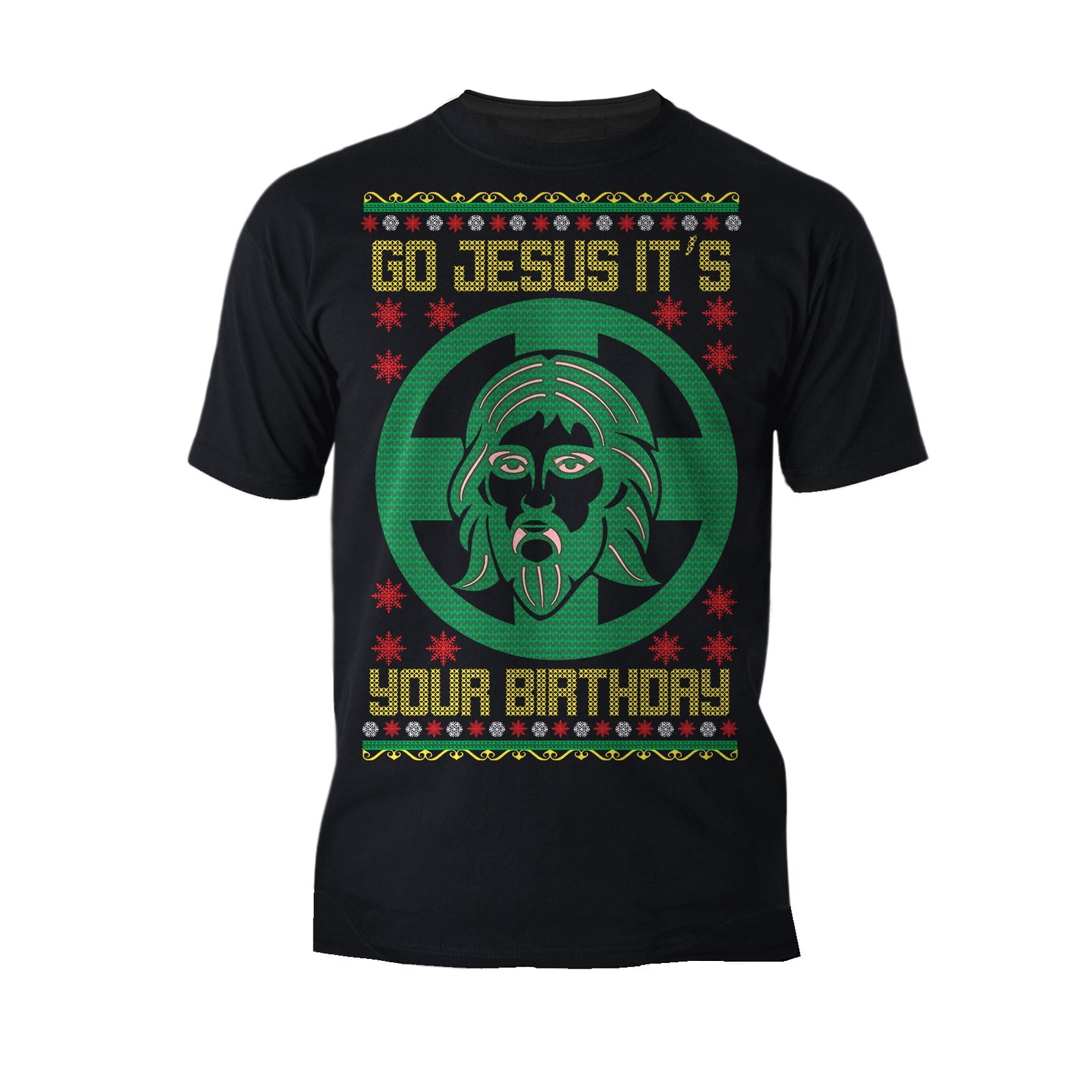 Christmas Go Jesus Its Your Birthday Meme Funny Ugly Xmas Men's T-Shirt