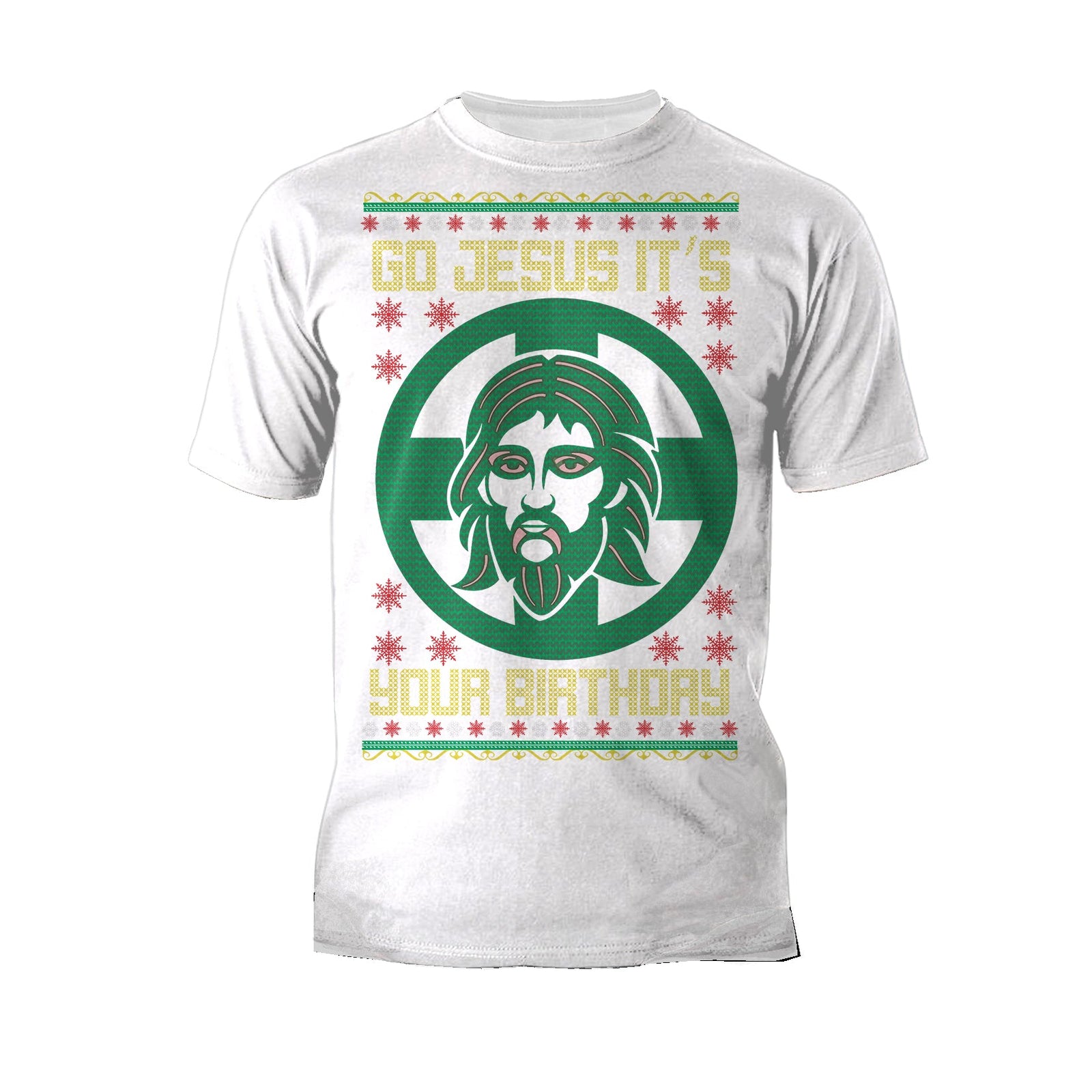 Christmas Go Jesus Its Your Birthday Meme Funny Ugly Xmas Men's T-Shirt