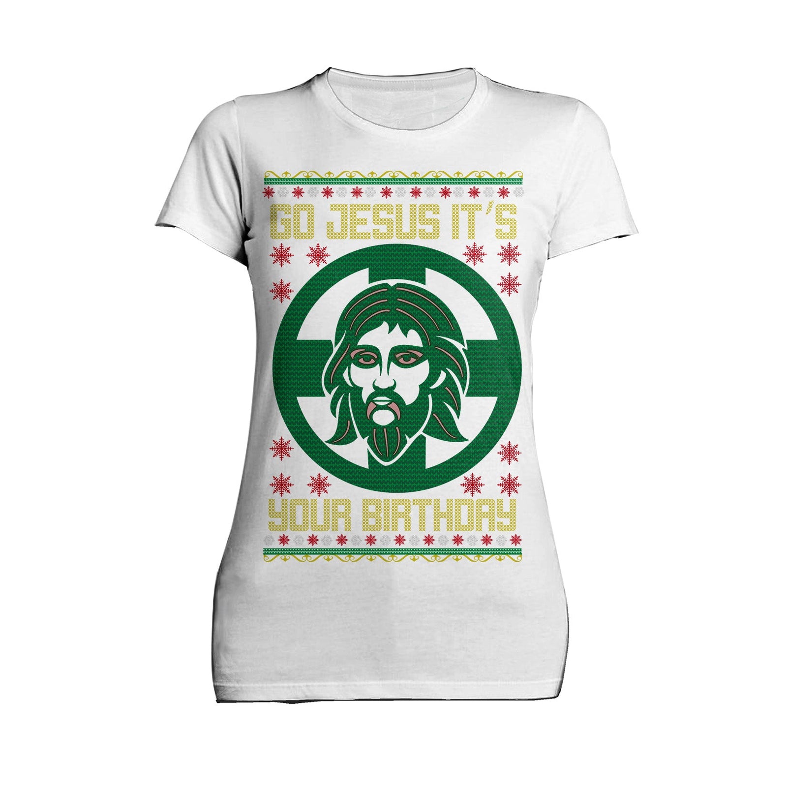 Christmas Go Jesus Its Your Birthday Meme Funny Ugly Xmas Women's T-Shirt