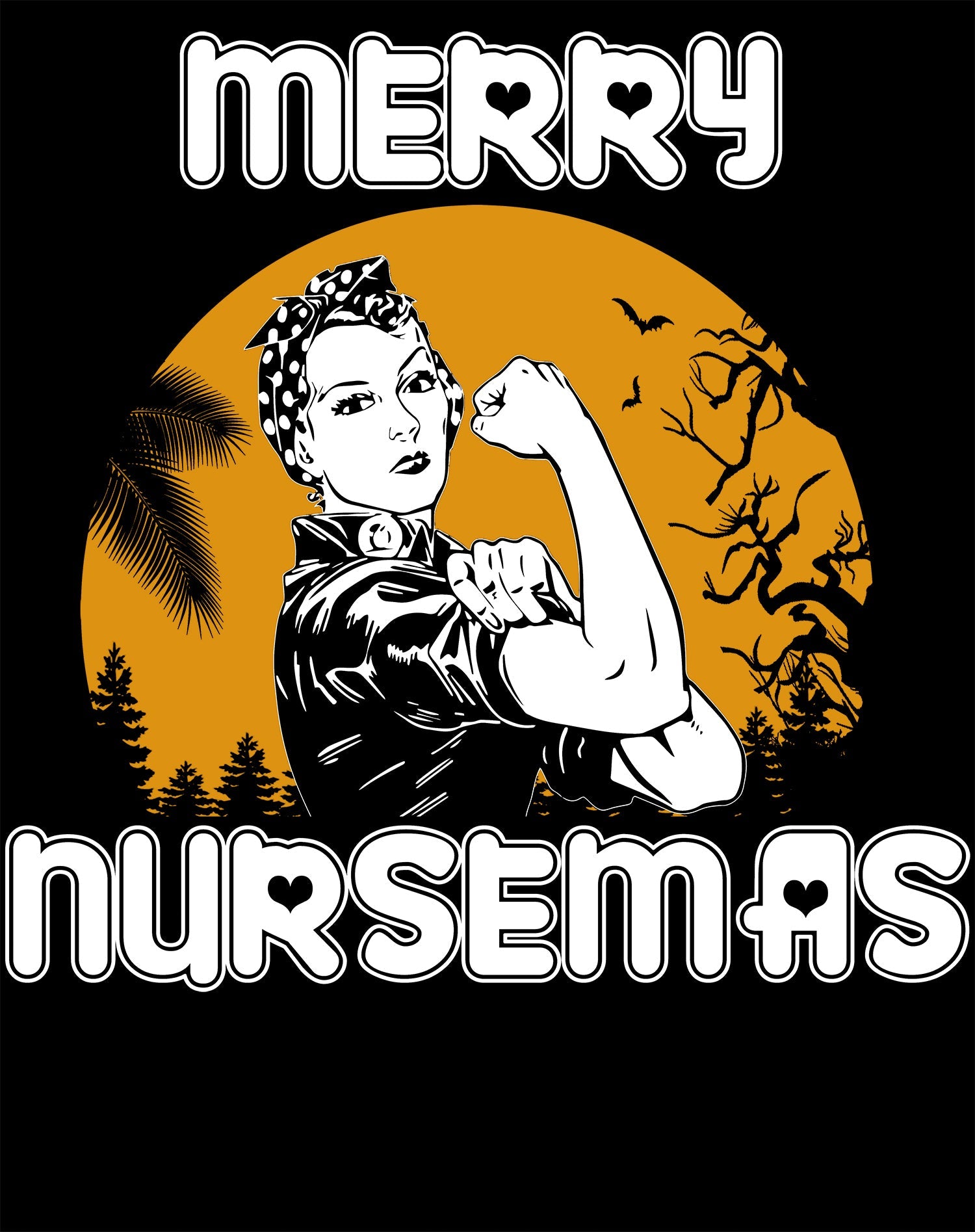 Christmas Nurse Merry Nursemas Meme Girl Power Empowerment Women's T-Shirt