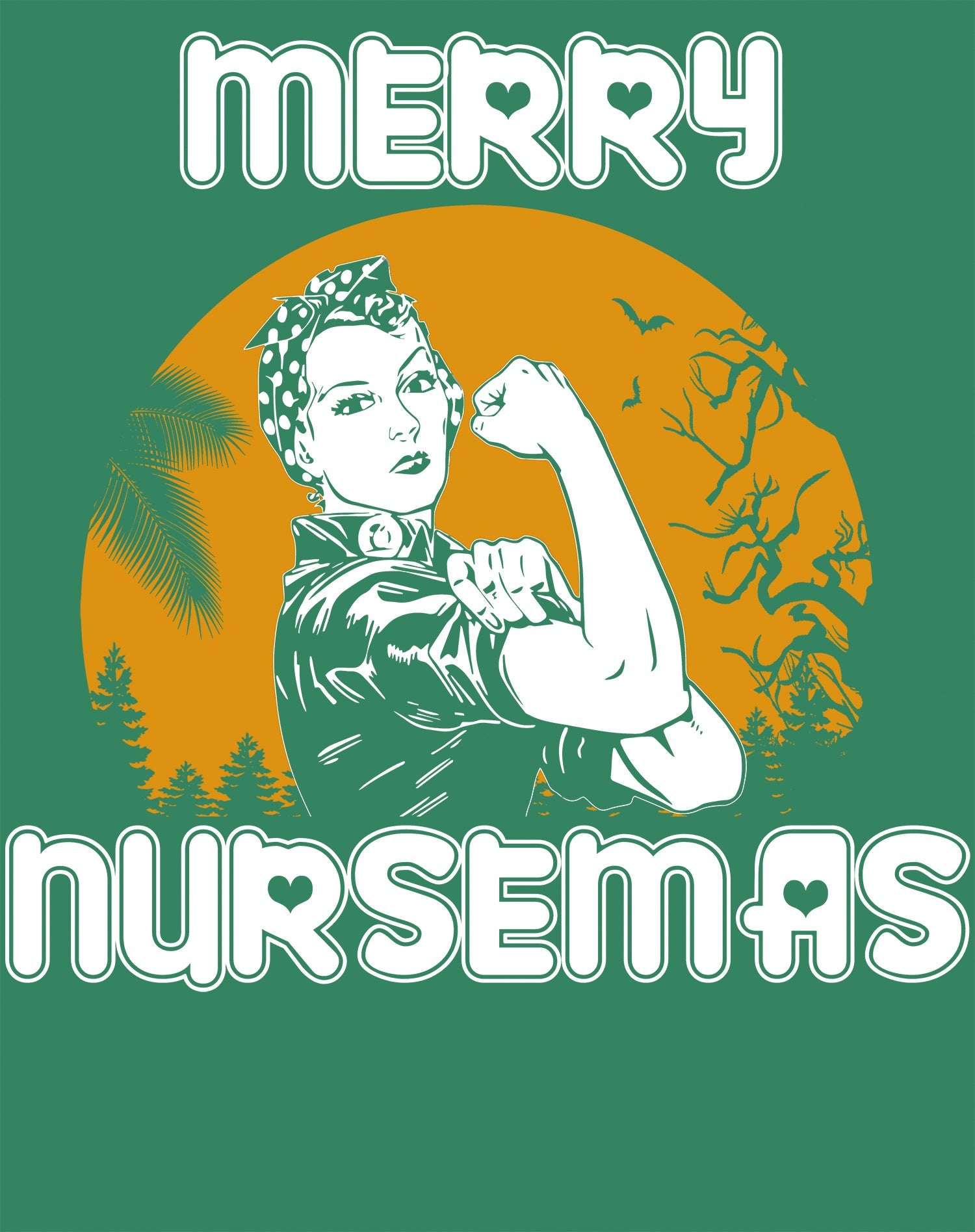 Christmas Nurse Merry Nursemas Meme Girl Power Empowerment Women's T-Shirt