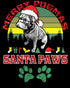 Christmas Pug Lover Merry Pugmas Santa Paws Fun Xmas Sparkle Men's T-Shirt