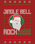 Christmas Santa Claus Jingle Bells Rock Fun Ugly Xmas Lol Men's T-Shirt