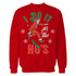 Christmas Santa I Do It For The Ho's Meme Funny Dad Joke Lol Unisex Sweatshirt