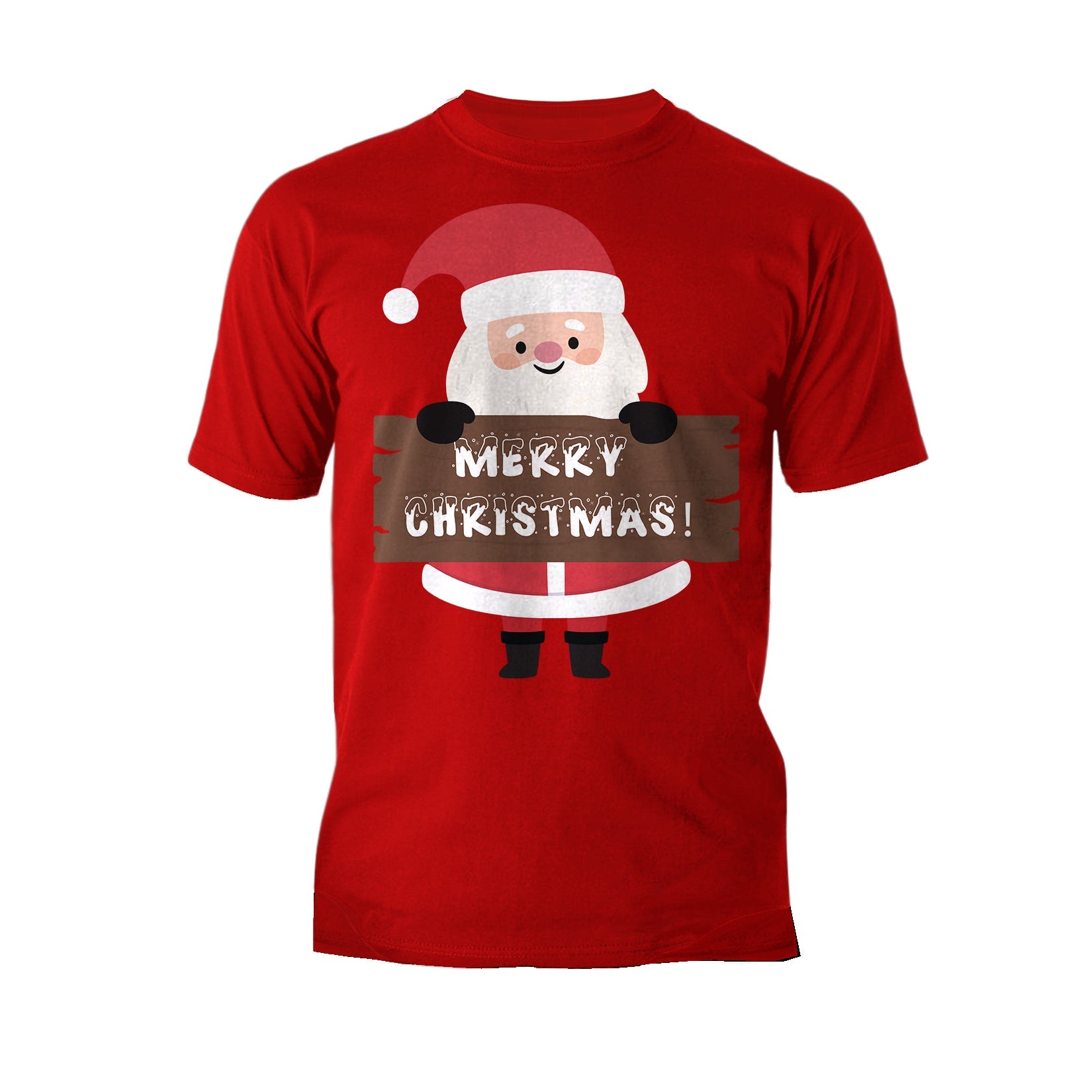 Christmas Santa Merry Xmas Joy Cute Fun Matching Family Men's T-Shirt