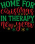 Christmas Therapy Meme Funny Sarcastic Slogan New Year Lol Men's T-Shirt