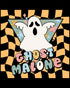 Halloween Cute Ghost Malone Parody Post Cool Hip Hop Joke Official Youth T-shirt