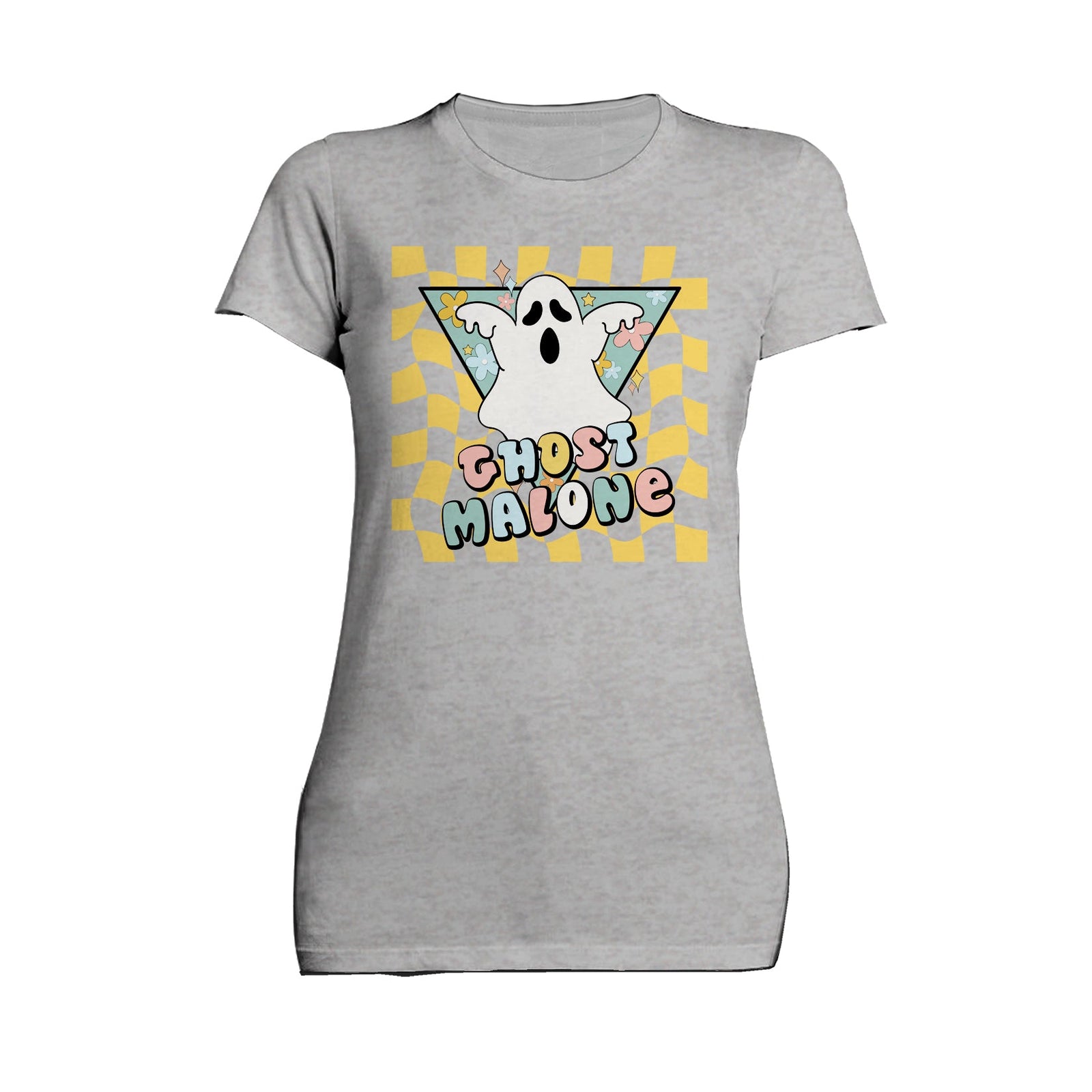 Halloween Cute Ghost Malone Parody Post Cool Hip Hop Joke Official Women's T-shirt