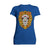 Halloween Day Of The Dead Calavera Lion Sugar Skull Bling Official Women's T-shirt