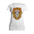 Halloween Day Of The Dead Calavera Lion Sugar Skull Bling Official Women's T-shirt