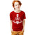 Halloween Day Of The Dead Namaste Lotus Skeleton Stencil Official Youth T-shirt