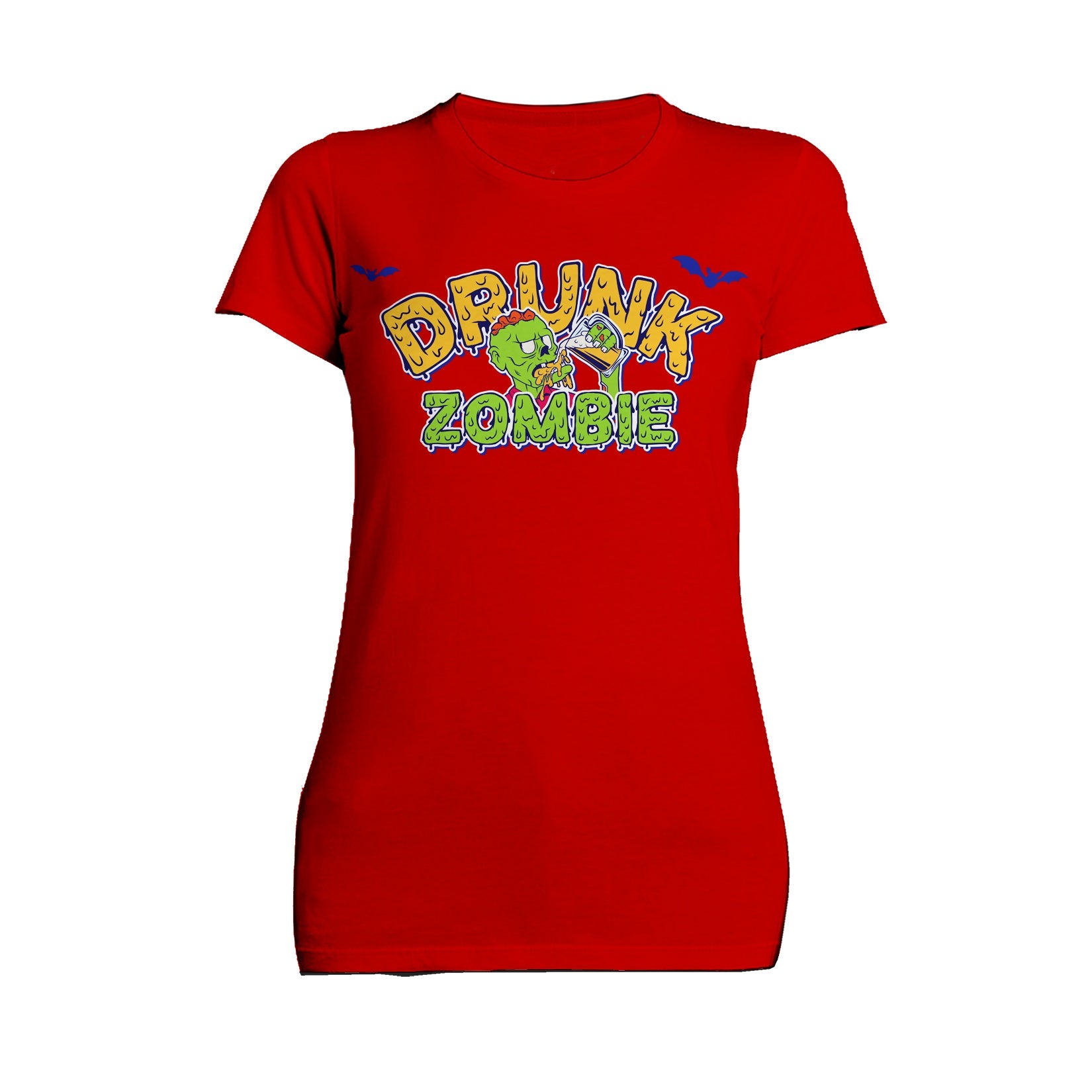 Halloween Horror Drunk Zombie Beer Booze Funny Comic Gag Official Women's T-shirt