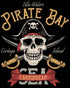 Halloween Horror Pirate Bay Caribbean Skull Swords Tortuga Official Women's T-shirt