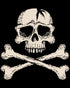 Halloween Horror Pirate Skull And Crossbones Edgy Cool Scary Youth T-shirt