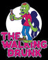Halloween Horror The Walking Drunk Booze Funny Comic Gag Official Men's T-shirt