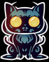 Halloween Horror Zombie Monster  Cat Festival Rave Art Official Youth T-shirt