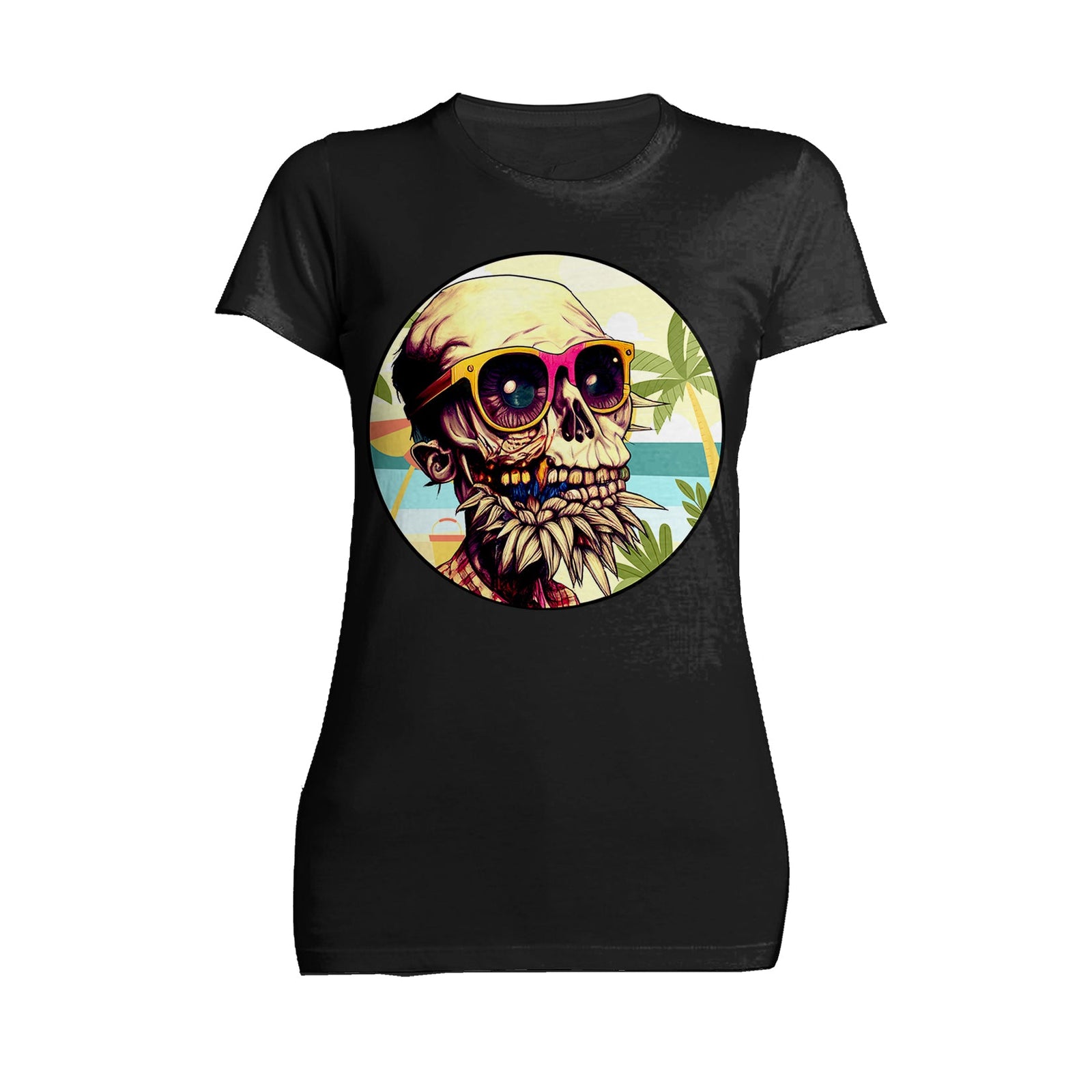 Halloween Horror Zombie Monster Cool Festival Party Fine Art Official Women's T-shirt
