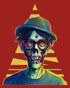 Halloween Horror Zombie Monster Cool Festival Party Fine Art Official Men's T-shirt