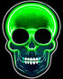 Halloween Horror Zombie Monster Skull Festival Techno Party Unisex Sweatshirt
