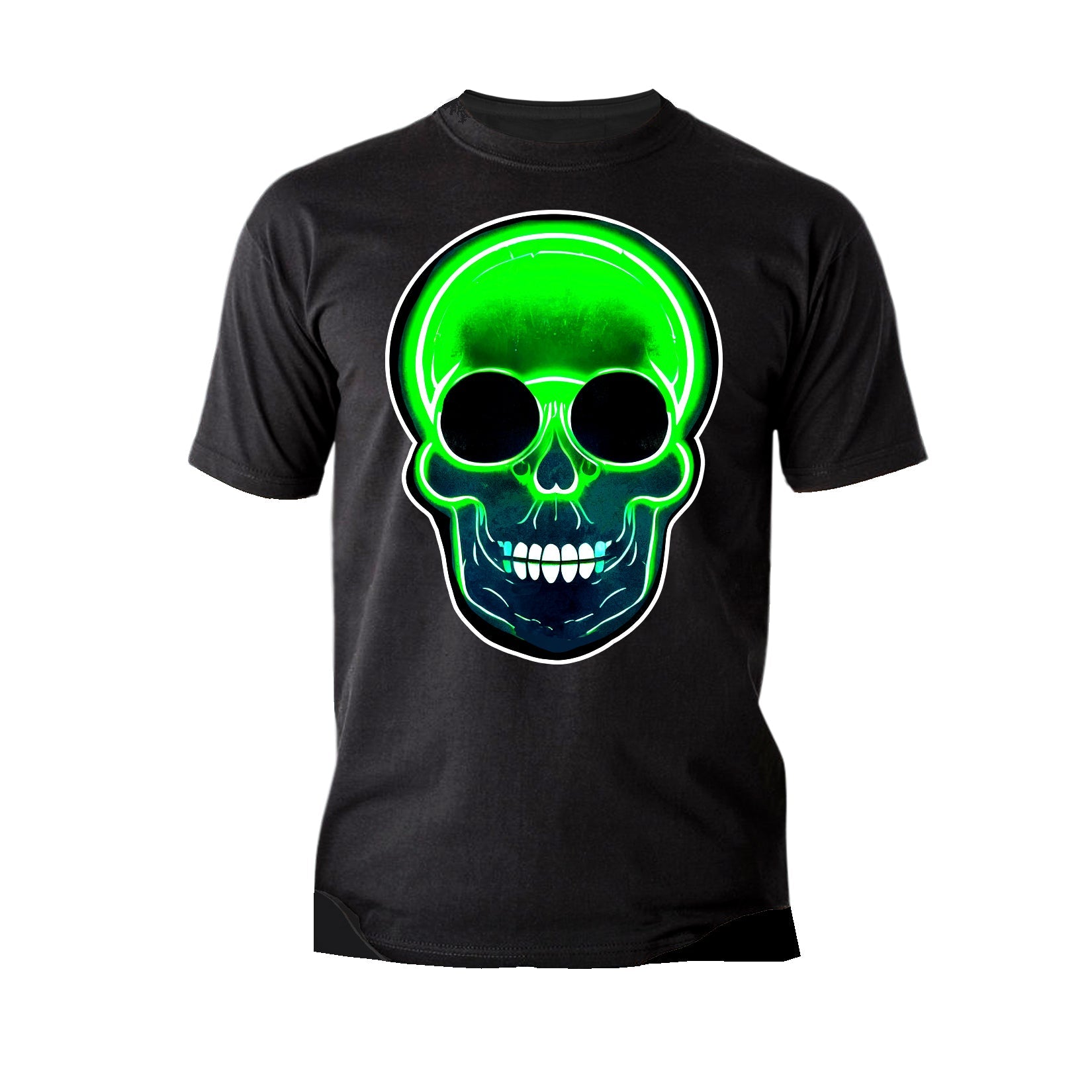 Halloween Horror Zombie Monster Skull Festival Techno Party Official Men's T-shirt