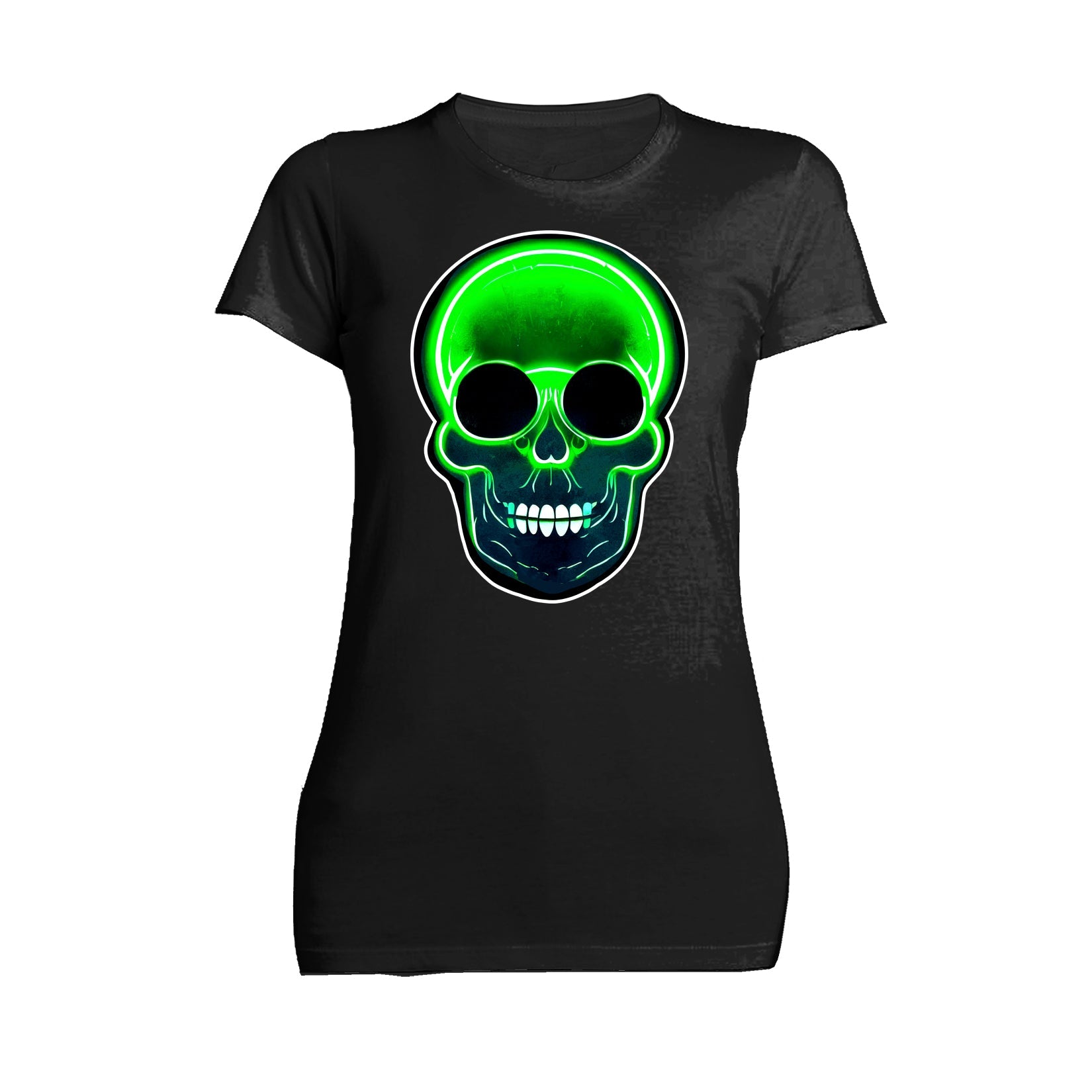Halloween Horror Zombie Monster Skull Festival Techno Party Official Women's T-shirt