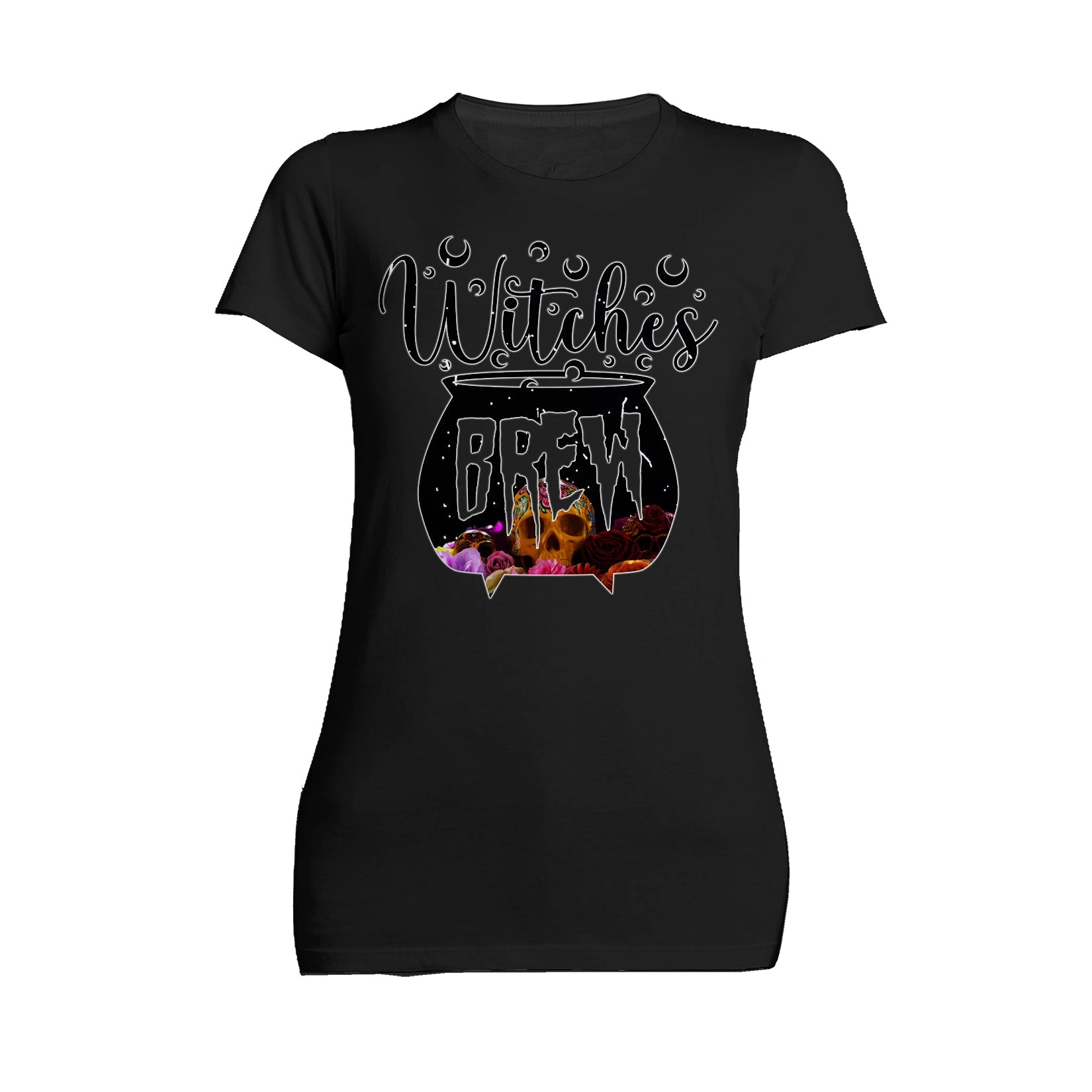 Halloween Occult Witches Brew Meme Edgy Slogan Cauldron Lol Official Women's T-shirt