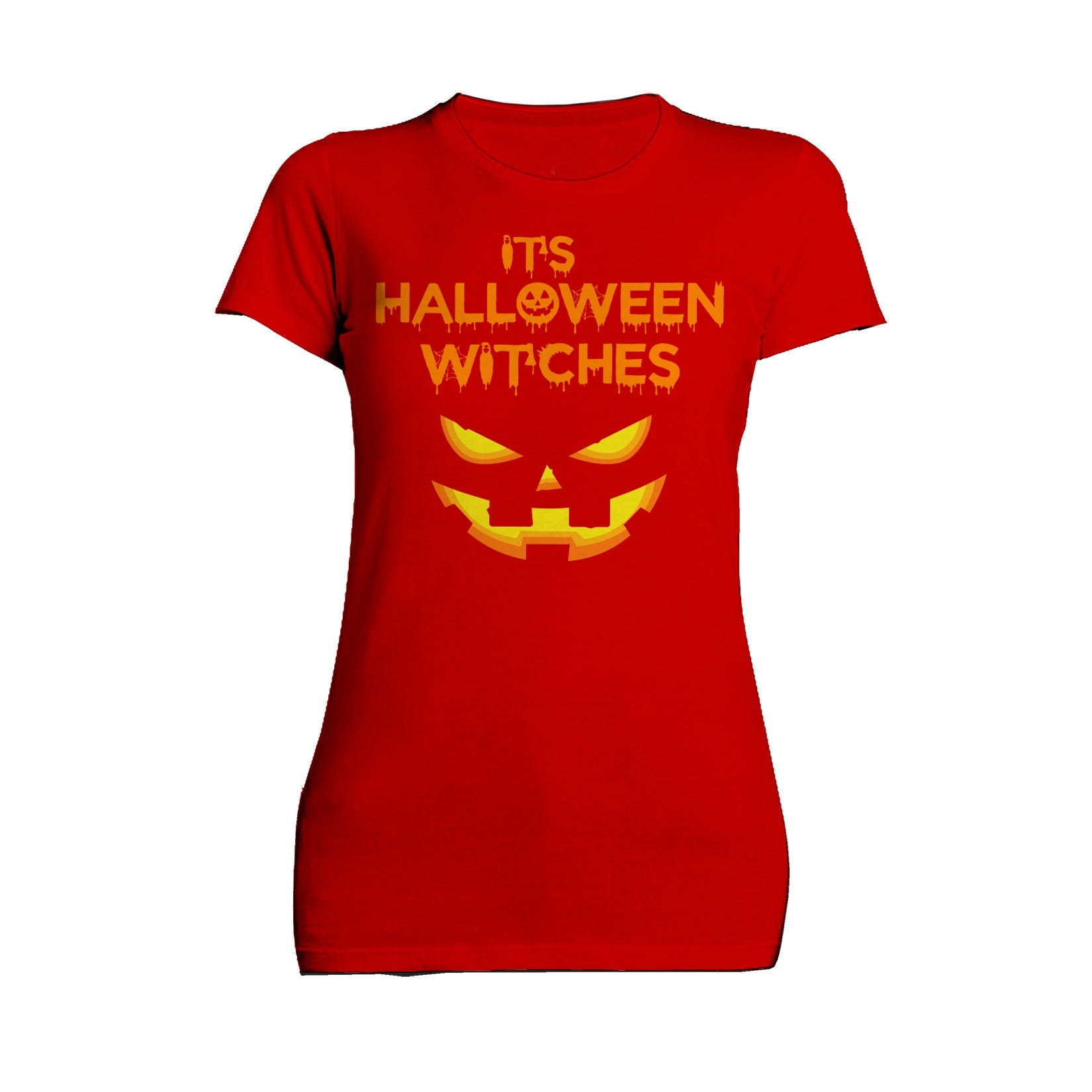 Halloween Occult Witches Pumpkin Face Meme Edgy Slogan Lol Official Women's T-shirt
