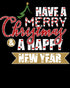 NYE Merry Christmas Happy New Year Hearts Party Xmas Eve Unisex Sweatshirt